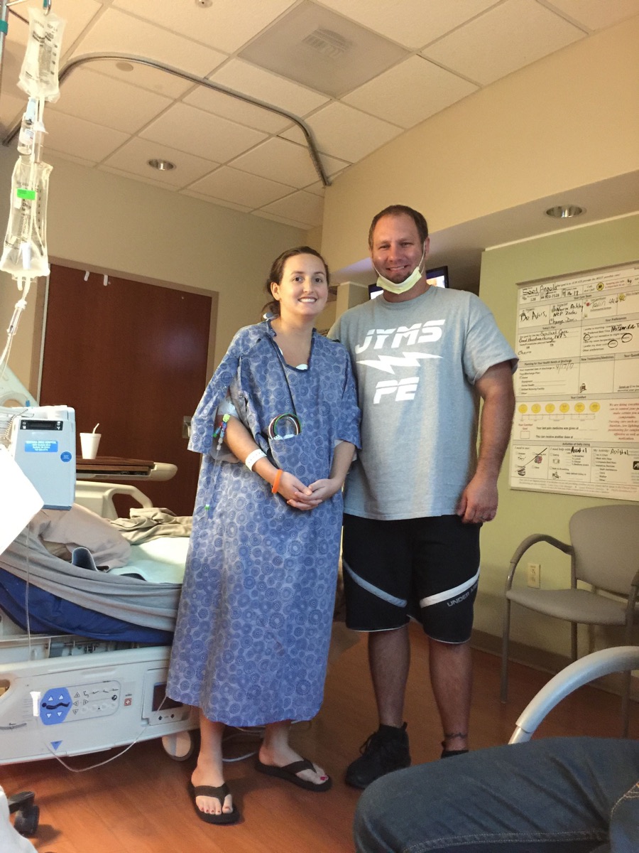Angela with her family — a memory shared by AES Cancer Foundation