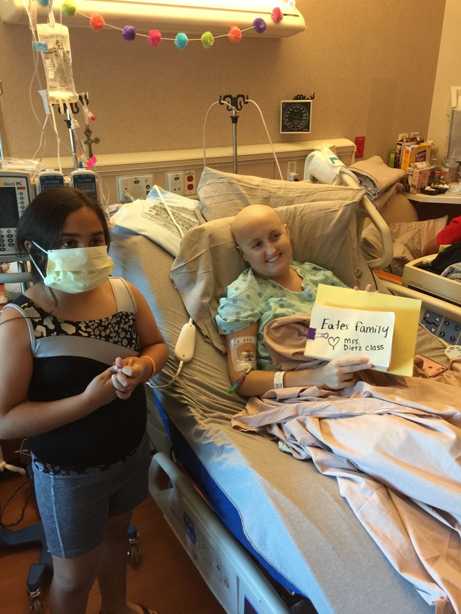 Angela and family — memories kept by AES Cancer Foundation in her honor