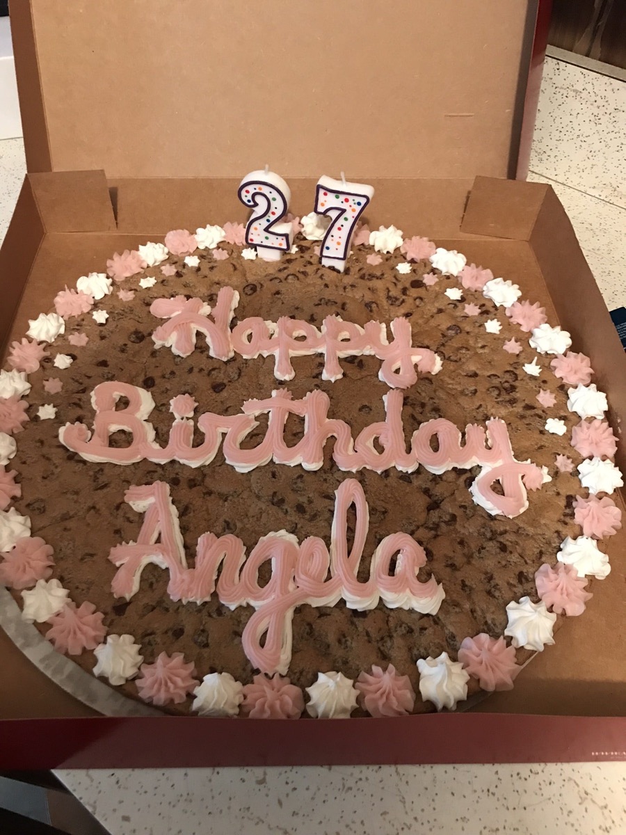Angela with her family — a memory shared by AES Cancer Foundation